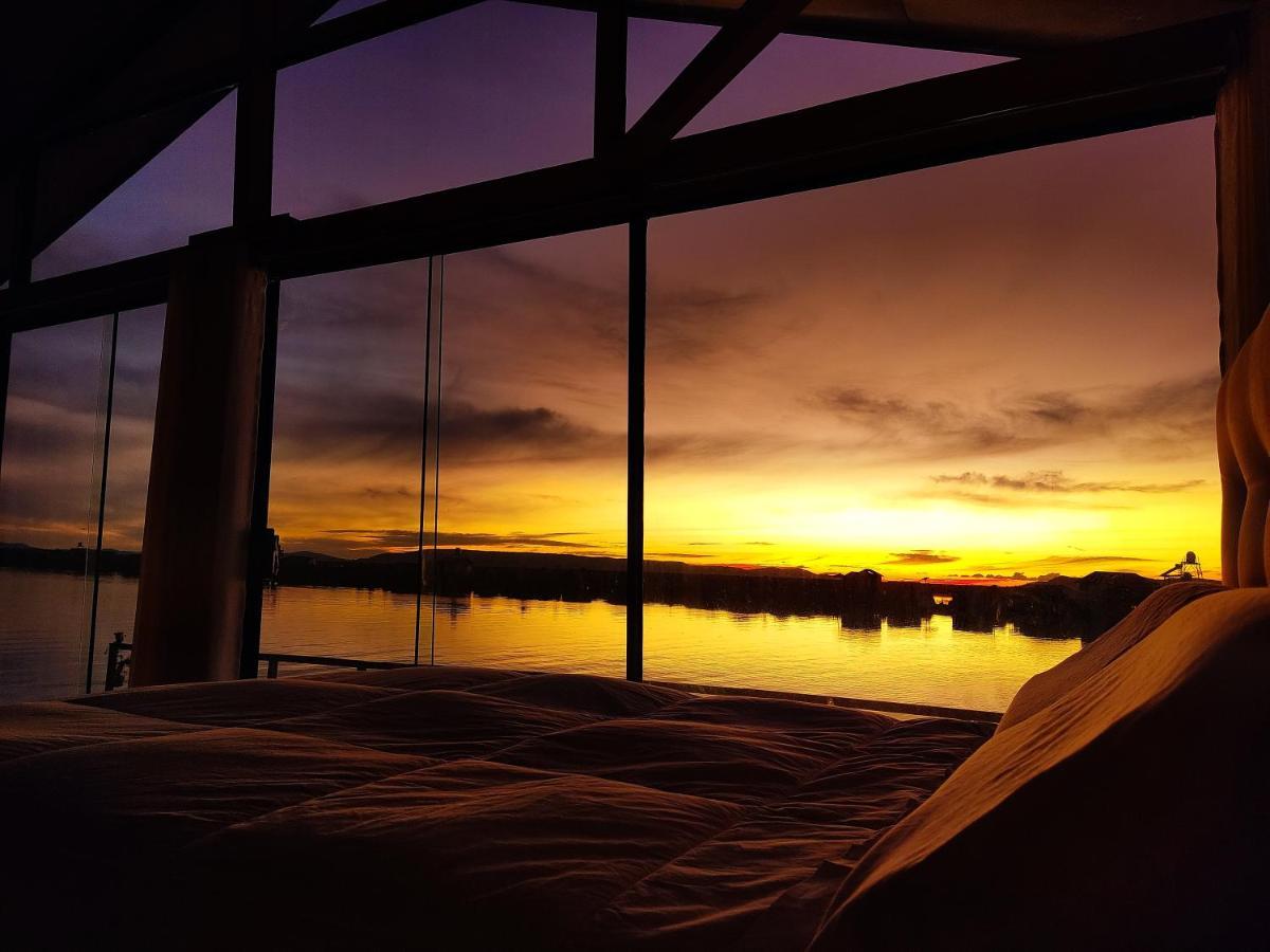Titicaca Habitacion Panoramica Vista Al Amanecer Villa Puno Exterior photo