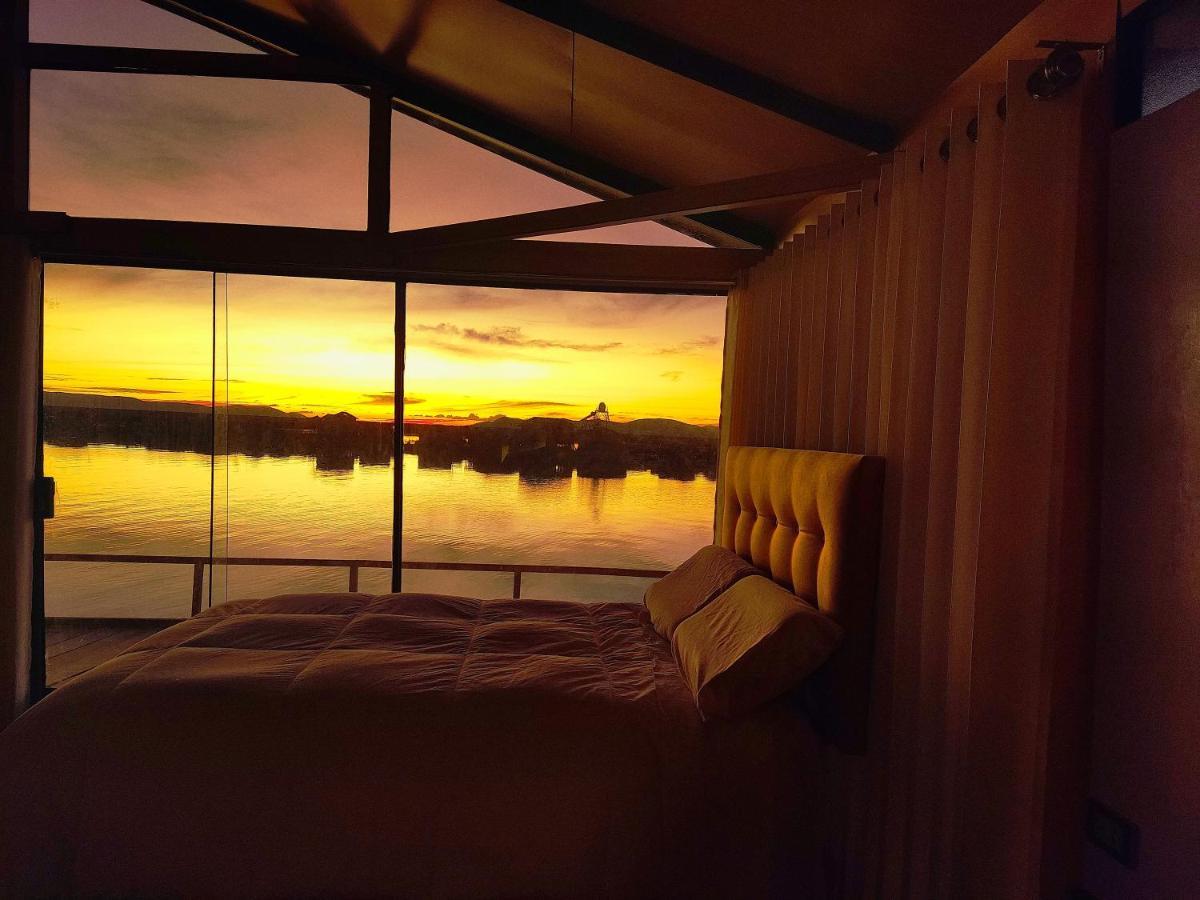 Titicaca Habitacion Panoramica Vista Al Amanecer Villa Puno Exterior photo