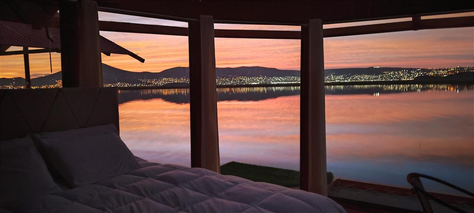 Titicaca Habitacion Panoramica Vista Al Amanecer Villa Puno Exterior photo